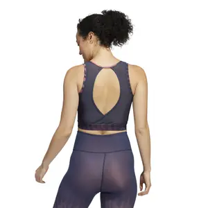 Women's bra adidas Training Light-Support Long-Line Tiger-Print image-6