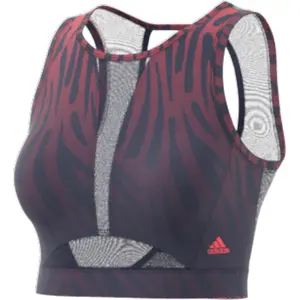 Women's bra adidas Training Light-Support Long-Line Tiger-Print image-1