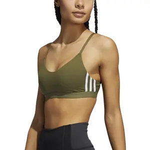 Sujetador deportivo de mujer adidas All Me 3-Stripes image-3