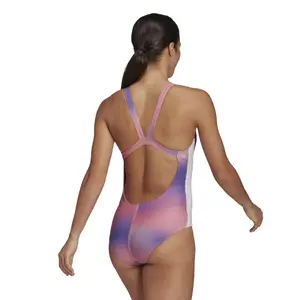 Women's swimsuit adidas Melbourne Print 3-Stripes image-2