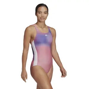 Women's swimsuit adidas Melbourne Print 3-Stripes image-3