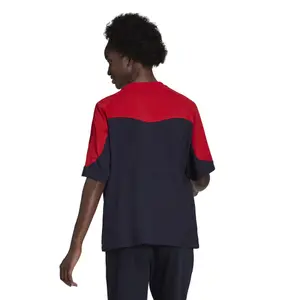 Camiseta feminina adidas Essentials Colorblock Boyfriend image-2