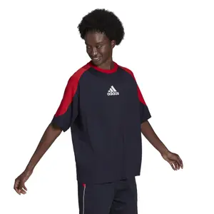 Camiseta feminina adidas Essentials Colorblock Boyfriend image-3