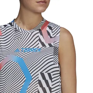 Camiseta de tirantes para mujer adidas Terrex Parley Agravic Trail Running image-2