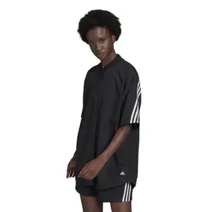 Camiseta de mujer adidas Chemisier Sportswear Future Icons Woven image-1