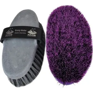 16110032-pferdeburste-haas-brenig-madoc-schwarz-und-grun-200x85-mm