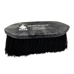 16110082-pferdeburste-haas-manebrush-schwarz-8-cm