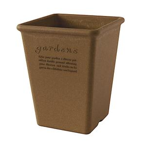 haj190na-square-garden-pot-hachiman-n-190-brown-one-size