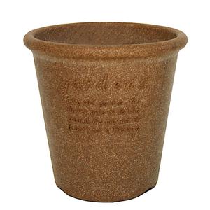hajn5na-round-garden-pot-hachiman-n-5-brown-one-size