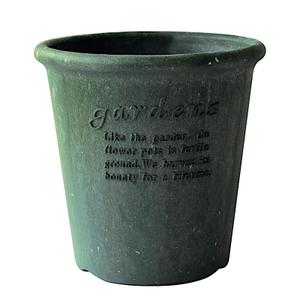 hajpn5gr-round-garden-pot-hachiman-n-5-dark-green-one-size