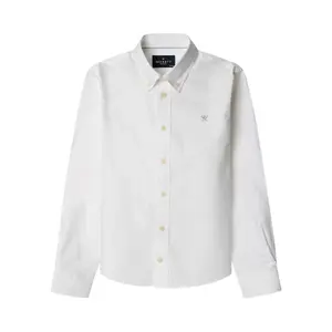 Baby boy long sleeve shirt Hackett Washed Oxford image-0