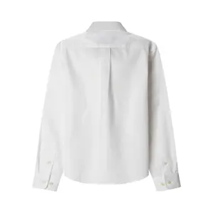 Baby boy long sleeve shirt Hackett Washed Oxford image-1