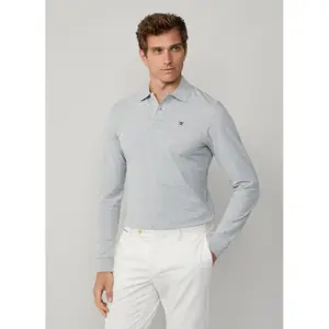 Langärmeliges Polo-Shirt Hackett Logo Slim Fit image-2