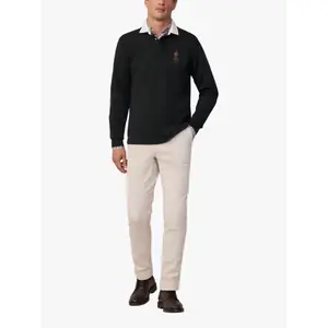 Koszulka polo z długim rękawem Hackett Heritage Harry Rugby image-1