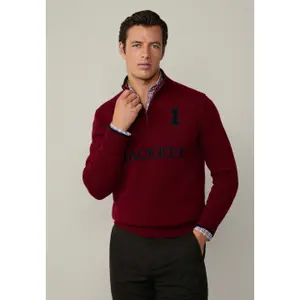 Halb-Zip-Pullover Hackett HM703226 image-1