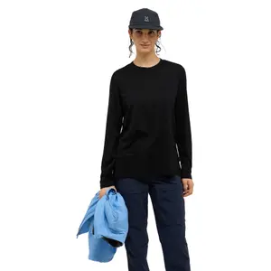 Langarmshirt aus Wolle Damen Haglöfs Kaise image-0