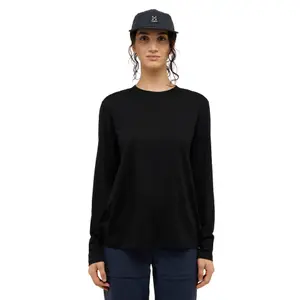 Langarmshirt aus Wolle Damen Haglöfs Kaise image-1