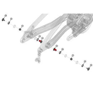 Visserie für Basis und Stütze Haibike Pinion IGB