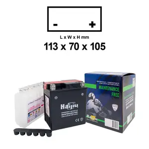 Batteria per moto Haijiu CTZ7S-BS
