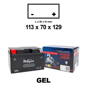 Batteria per moto Haijiu HTX7L-GEL