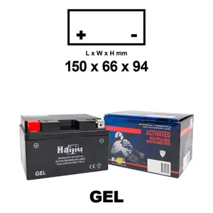 Motorfiets accu Haijiu HT7B-4-GEL