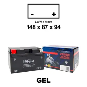 Motorfiets accu Haijiu HTX7A-GEL