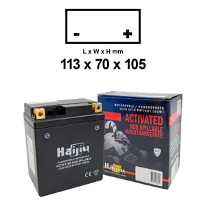 Batteria per moto Haijiu HTZ7S-FA