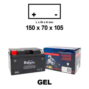 Motorfiets accu Haijiu HT9B-4-GEL