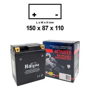 Batteria per moto Haijiu HTZ12S-FA