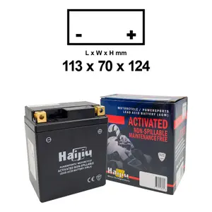 Batteria per moto Haijiu HTZ7V-FA