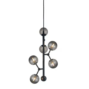 Vertical chandelier Halo Design Atom image-0