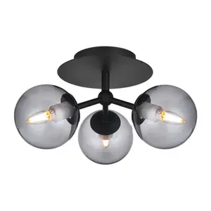 Ceiling light Halo Design Atom Trio image-0