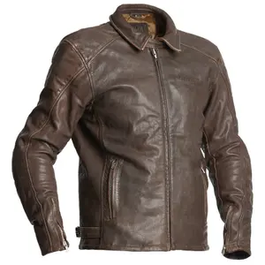 Chaqueta de cuero para moto Halvarssons Trenton image-0