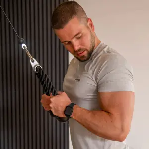 Pull-Up Bar with Tricep Rope Hammer BioForce Studio Power image-1