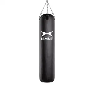 Punching Bag Hammer Boxing Premium Black Kick 100x35 cm