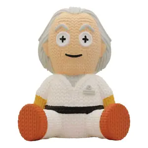 Back to the Future collectible figurine Handmade by Robots Vinyle Doc Brown image-0