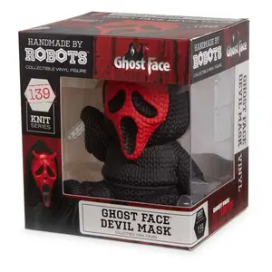 Vinyl collectible figurine Handmade by Robots Scream Ghost Face-Red Devil image-4