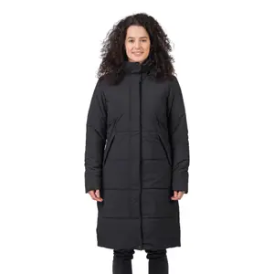 Women's long hooded down jacket Hannah Nona image-1