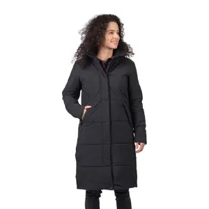Women's long hooded down jacket Hannah Nona image-2