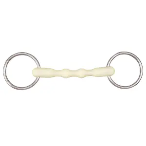 Straight bit for horses Happy Mouth Mullen Loose Ring image-0
