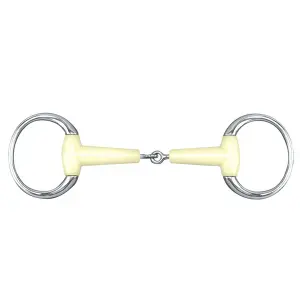 Olive bit for horses Happy Mouth Round Ring image-0