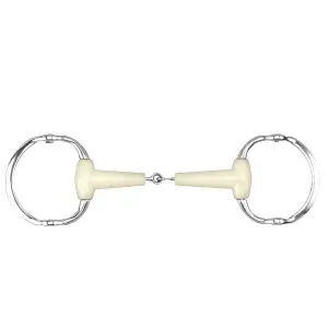 Single horse bit Happy Mouth Cheltenham Eggbutt image-0
