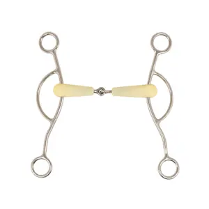 Amerikaanse bit voor paard Happy Mouth Amer Int Aste Tort image-0