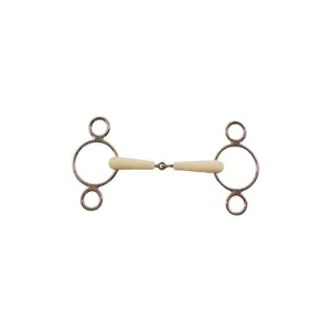 Mors med tre ringar för häst Happy Mouth HM