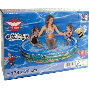 Baby pool 3 paddles Happy People Deco image-1