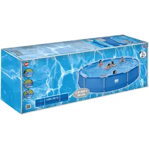 Outdoor playground tubular pool with pump Happy People image-4