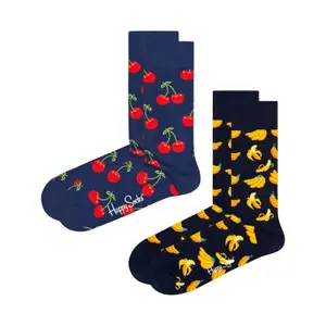2er Pack Socken Happy Socks Classic Cherry