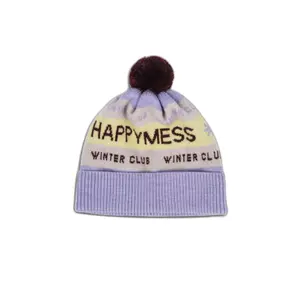 Merino Wool Winter Hat Happymess image-0