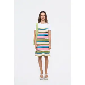 Robe moulante en maille femme Happymess image-1