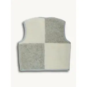 Gilet senza maniche in lana merino Happymess image-1